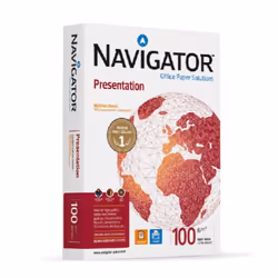 Navigator PRESENTATION, Impression laser/jet d'encre, A3 (297x420 mm), Mat, 500 feuilles, 100 g/m², Blanc