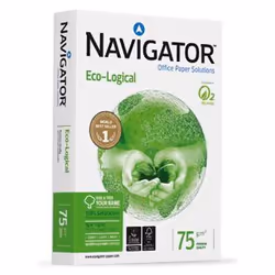 Navigator Eco-Logical 75g.m-2, 75 g/m², Blanc, 210 x 297 x 0 mm, A4