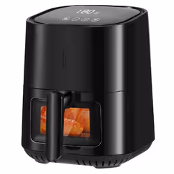 SILVER Praga IP390ATL, Friteuse d’air chaud, 4 L, Unique, Noir, Tactile, Autonome
