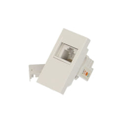 Efapel - Prise téléphone RJ11 ½ module Quadra & Latina (45x45)