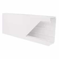 Goulotte appareillable dimensions 110 x 50 mm, en PVC auto-extinguible, avec couvercle. Températures d'utilisation : -5 à +60 ...