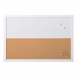 Bi-Office MX03106668, 600 x 400 mm, Lacquered steel/Cork, Horizontalement/verticalement, Fixé, Magnétique