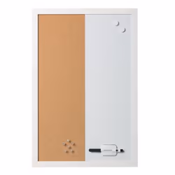 Bi-Office MX03106668 Tableau blanc 600 x 400 mm Lacquered steel/Cork Magnétique