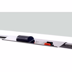 Bi-Office GQR0350, Verre, Métal, Acier inoxydable, Blanc, 1200 mm, 900 mm