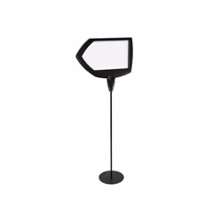 Bi-Office SIG01010101, Support de panneau, Plastique, Acier, Noir