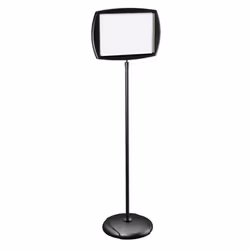 Bi-Office SIG05050505, Support de panneau, Plastique, Noir, horizontale