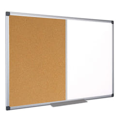 Bi-Office XA0503170 tableau d'affichage Intérieure Blanc, Bois Aluminium