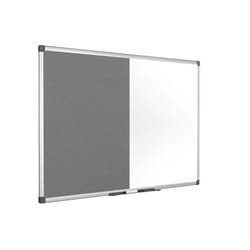 Bi-Office XA0328170 tableau d'affichage Intérieure Gris, Blanc Aluminium