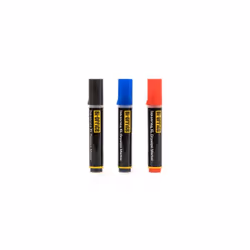 Bi-Office PE4004, 3 pièce(s), Noir, Bleu, Rouge, Pointe ogive, Noir, Bleu, Rouge, Tube, 3 mm