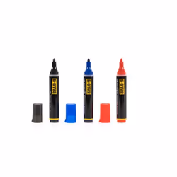 Bi-Office PE4004 marqueur 3 pièce(s) Pointe ogive Noir, Bleu, Rouge