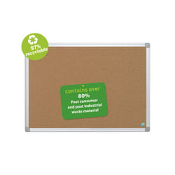 Bi-Office CA031790 tableau d'affichage & accessoires Tableau d’affichage fixe Marron