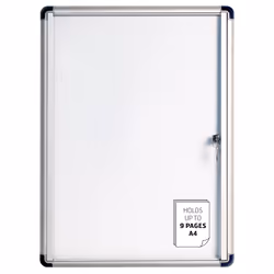 Bi-Office VT630109660, Support de panneau, A4, Acier émaillé, Blanc, 710 mm, 35 mm