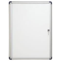 Bi-Office Enclore Budget tableau d'affichage Intérieure Blanc Aluminium