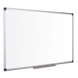 Bi-Office Tableau Blanc Émaillé Cadre Aluminium Maya