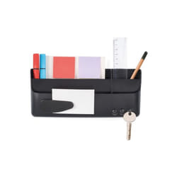 Bi-Office SM010101 Boîte de rangement Rectangulaire Plastique Noir