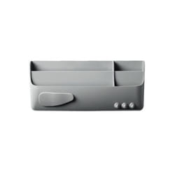 Bi-Office SM010102 Boîte de rangement Rectangulaire Plastique Gris