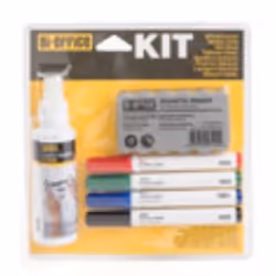 Bi-Office KT0707, 4 pièce(s), Noir, Bleu, Vert, Rouge, Pointe ogive, Multicolore, Ampoule