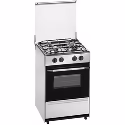 Meireles G 1530 DV X, Cuisinière, Acier inoxydable, Rotatif, Devant, Gaz, 3 zone(s)