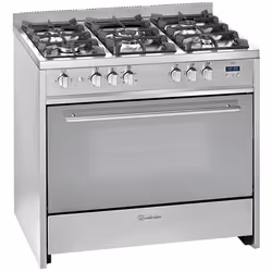 Meireles G 910 X, Cuisinière, Acier inoxydable, Boutons, Rotatif, Verre, Acier inoxydable, Devant, Électronique