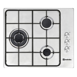 Meireles MG 3630 X plaque Acier inoxydable Intégré Gaz 3 zone(s)
