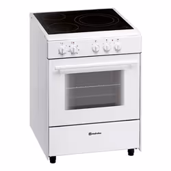 Meireles E 603 W, Cuisinière, Blanc, Rotatif, Blanc, Bas, Halogène