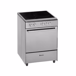 Meireles E 603 X, Cuisinière, Acier inoxydable, Rotatif, Halogène, 3 zone(s), Moyenne