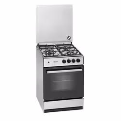 Meireles G 540 X NAT, Cuisinière, Blanc, Rotatif, Front / Top front, Gaz, 3 zone(s)
