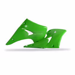 POLISPORT Ouïes de radiateur vert Kawasaki KX125/KX250