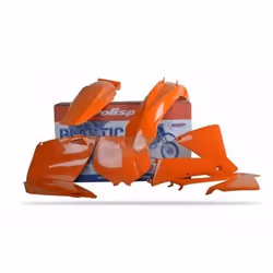 POLISPORT - Kit Plastiques Compatible Ktm 125/200/250/300 Exc 2003 Couleur Origine