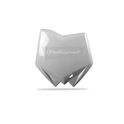 POLISPORT Plaque numéro frontale blanc Husqvarna