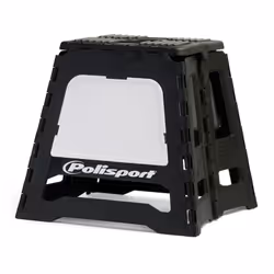 POLISPORT Lève-moto fixe repliable noir/blanc