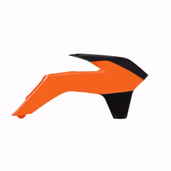 POLISPORT Ouïes de radiateur couleur origine 13-14 orange/noir KTM SX85