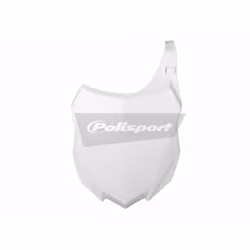 POLISPORT Plaque numéro frontale blanc Kawasaki KX250F/KX450F