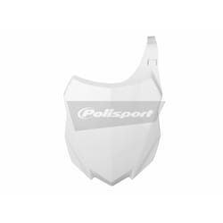POLISPORT Plaque numéro frontale blanc Kawasaki KX250F/KX450F