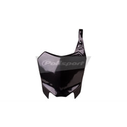 POLISPORT Plaque numéro frontale noir Honda CRF110F