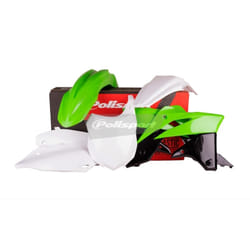 POLISPORT Kit plastique couleur origine (14-15) Kawasaki KX250F