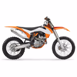 POLISPORT Ouïes de radiateur couleur origine 15 orange/blanc KTM
