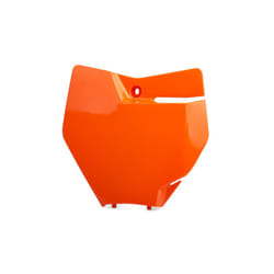 POLISPORT Plaque numéro frontale orange KTM