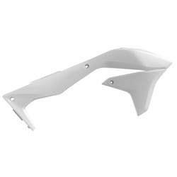 POLISPORT Ouïes de radiateur blanc Kawasaki KX450F