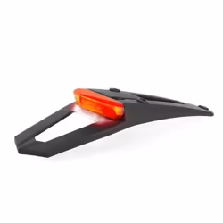 POLISPORT Extension de garde-boue arrière RSP LED 3.0 noir avec feu + éclairage de plaque