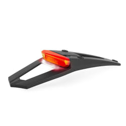 POLISPORT Extension de garde-boue arrière RSP LED 3.0 noir avec feu + éclairage de plaque