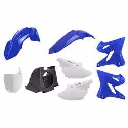 POLISPORT Kit plastique restylé couleur origine bleu/noir/blanc Yamaha YZ125/250/250X