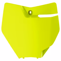 POLISPORT Plaque numéro frontale jaune fluo KTM