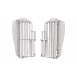POLISPORT Cache radiateur blanc Yamaha YZ450F