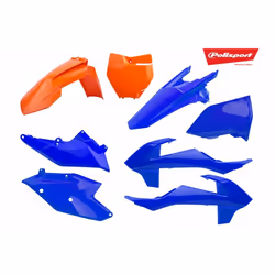 POLISPORT Kit plastiques orange/bleu KTM SX/SX-F