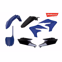 POLISPORT Kit plastiques bleu/noir Yamaha YZ250/450F