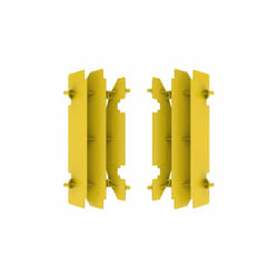 POLISPORT Cache radiateur jaune Suzuki