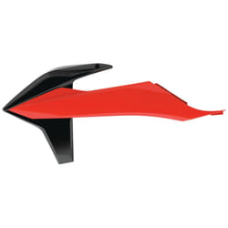 POLISPORT Ouïes de radiateur noir/orange fluo KTM SX/SX-F