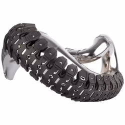 POLISPORT Protection d'echappement Armadillo noir