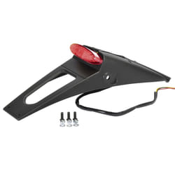 POLISPORT Extension de garde boue arrière RSP LED 2.0 noir avec feu + éclairage de plaque